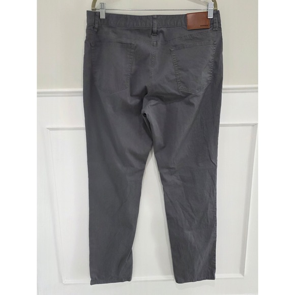 Bonobos Mens Slim Fit Grey Chino Pants 5-Pocket Stretch Cotton 36x34 Mens Grey - Picture 2 of 8